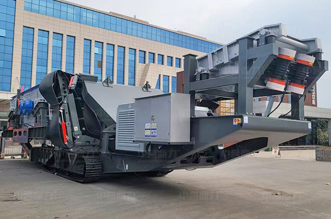 輪胎移動式篩石設備