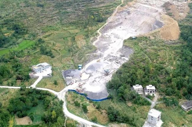 貴州銅仁時產350噸青石制砂生產線