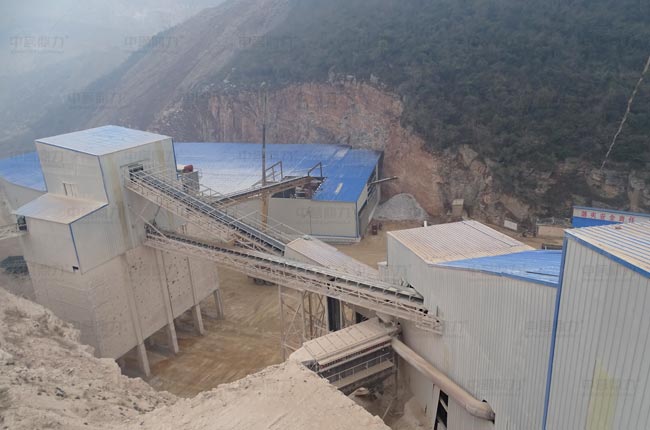 湖北荊門時(shí)產(chǎn)500噸中小型砂石料生產(chǎn)線