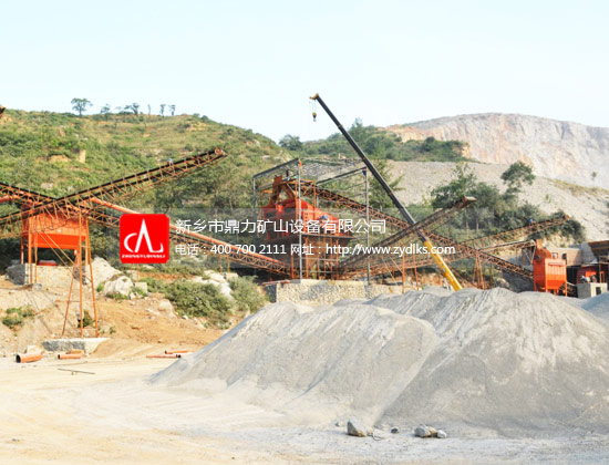 大型砂石生產(chǎn)線現(xiàn)場圖