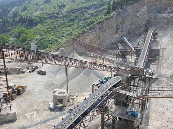 重慶大型時產(chǎn)1200噸石料廠