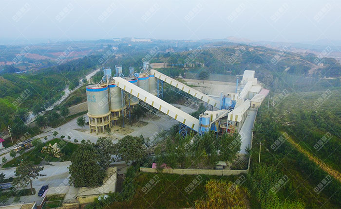 河北中聯水泥時產1000噸水泥骨料生產線