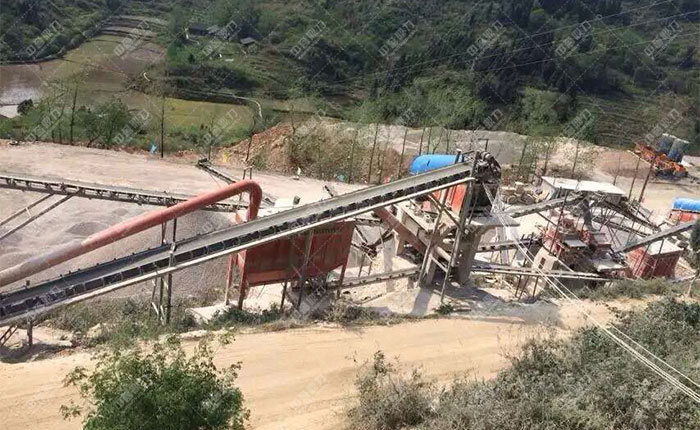 江西宜春時產500噸石料生產線圖片