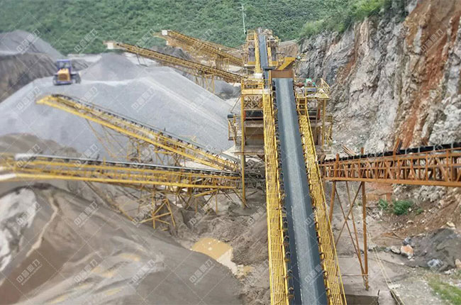 貴州惠水滿告時產1000噸砂石生產線案例展示4