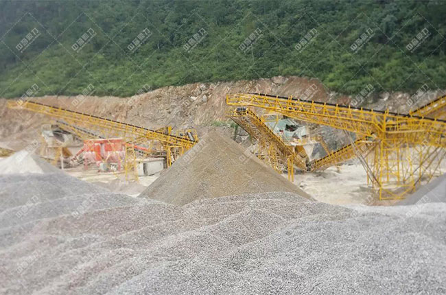 貴州惠水滿告時產1000噸砂石生產線案例展示6