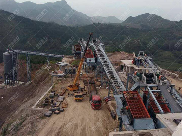 河卵石制砂生產線