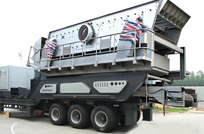移動沙石破碎機