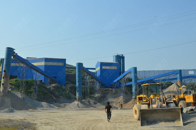 河北邯鄲時產300噸破碎生產線