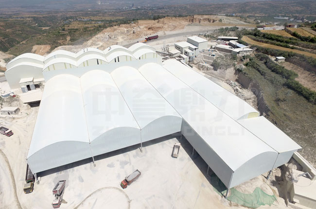 陜西華騰納米科技有限公司時產(chǎn)800噸石料生產(chǎn)線