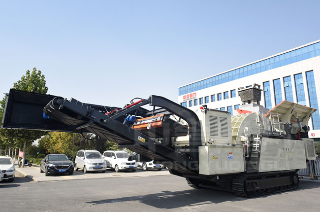 履帶式錘式破碎站設(shè)備 移動錘式破碎機